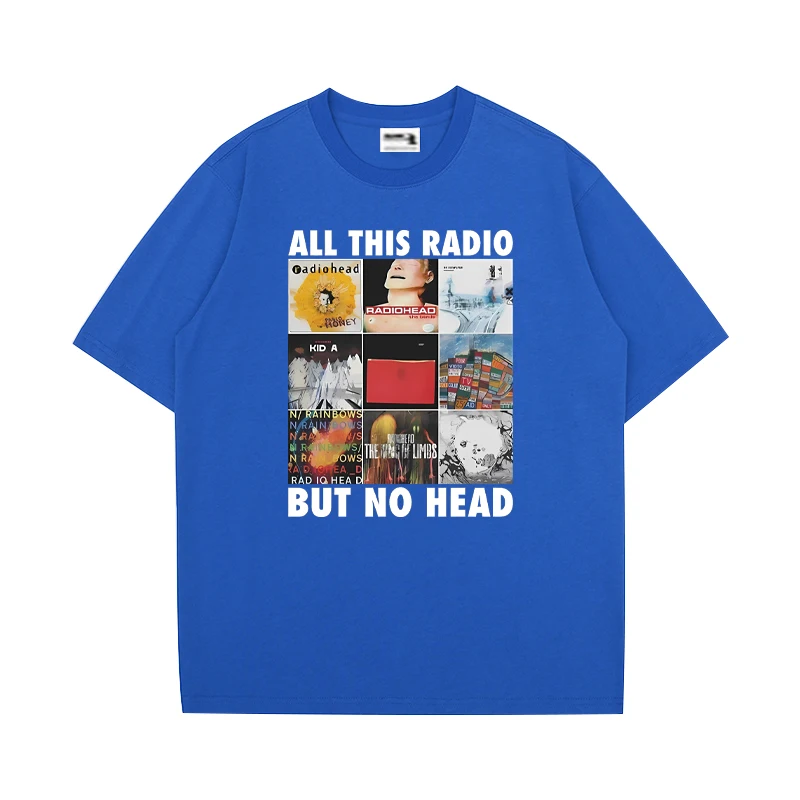 All This Radio But No Head printed T Shirt Radiohead Rock Band