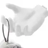 Multi-functional Hand Shape Hook Trace-less Hanger Hook Solid Color Key Holder Storage Hook Rack 5