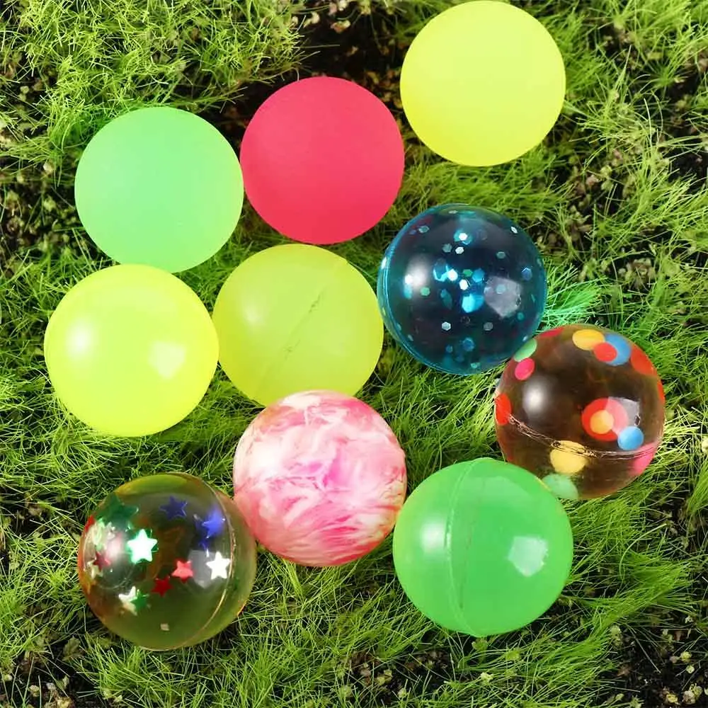 

10PCS 25mm Cloud Bouncy Balls Strong Resilience Colored Sport Games Elastic Jumping Balls Harm Free Odorless