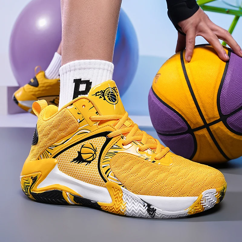 2024 Men Basketball Shoes Breathable Outdoor Sports Shoes Gym Training Basketball Sneakers Men Designer Sneaker Big Size 48 6