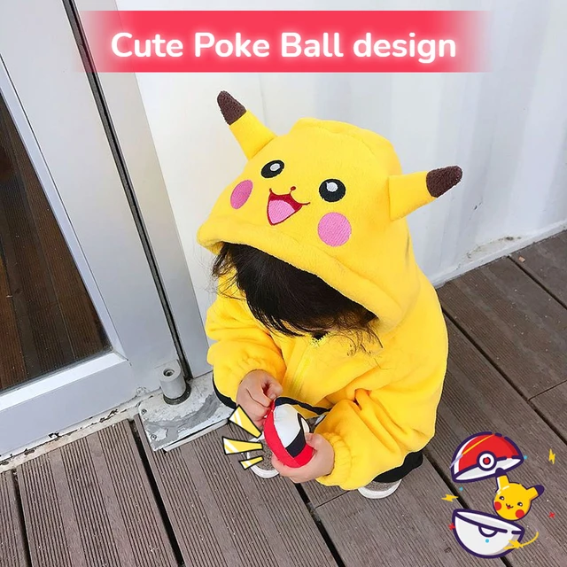 Pokemon Pikachu ragazzi ragazze giacca autunno inverno giacca per bambino  cappotto bambini caldo capispalla con cappuccio vestiti per bambini  cappotto infantile bambino - AliExpress