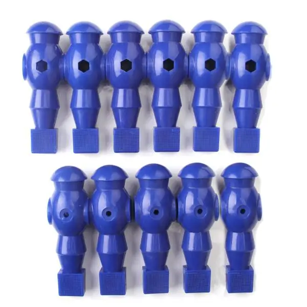 Plastic Foosball Players Indoor Game Foosball Man Parts Components 11Pcs table football game tabletop soccer game
