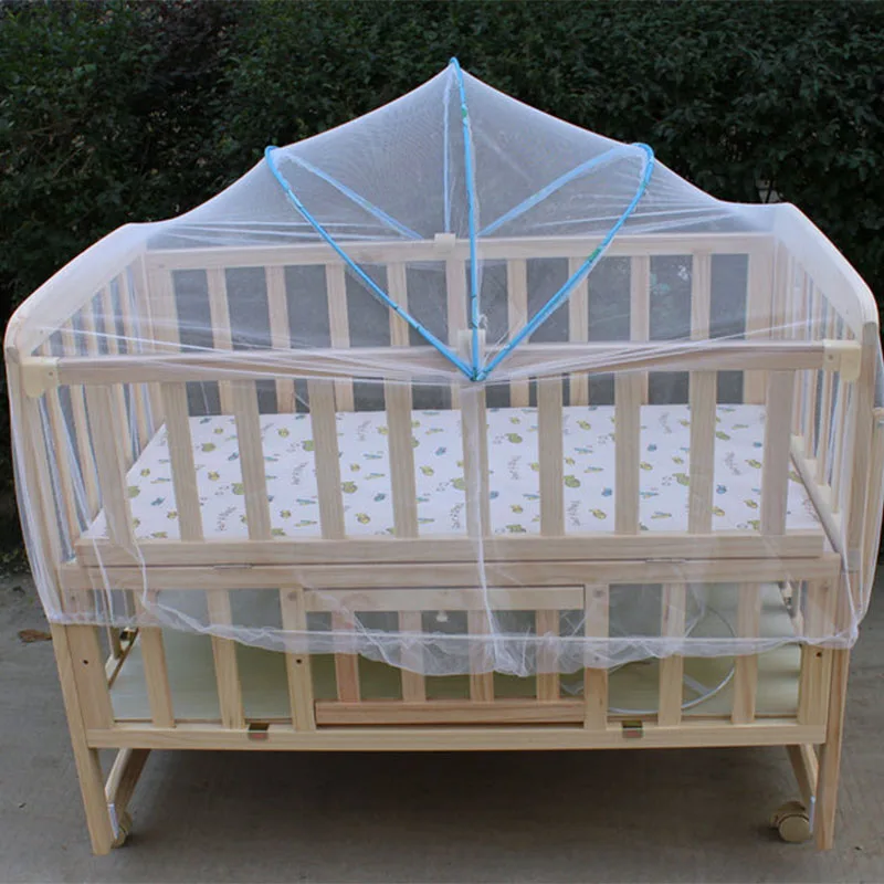Baby Cradle Bed Mosquito Net Portable Foldable Infant Crib Mesh Mosquito Net Summer Indoor Control Insect Netting Cribs for Baby - 5