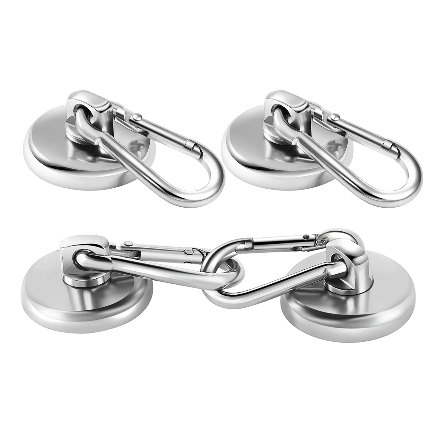 

N52 Super Strong Neodymium Magnet Carabiner Magnetic Ring Keychain Magnetic Ring Magnetic Seat Rotating Magnetic Suction Cup