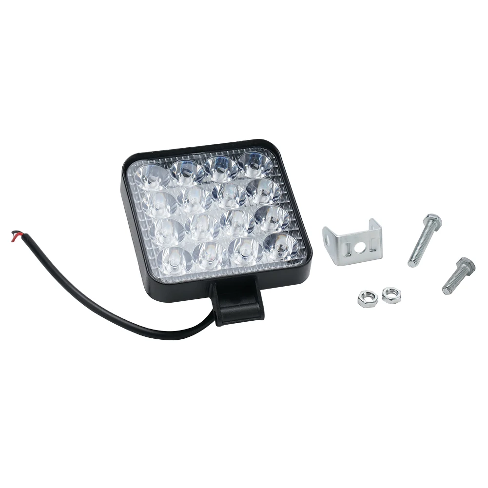 

Spotlight Working Light 1200LM 12v 24v 1PCS 48w 16LED ABS+LED High Intensity Truck Off Road Tractor Easy To Fit