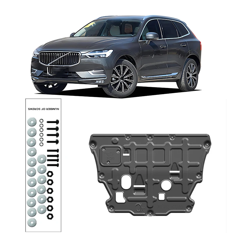 

Для Volvo XC60 2014-2024 2023 2022 Щит двигателя, брызговик, щит, брызговик, крышка, черное покрытие, брызговик автомобиля, брызговик, фартук, брызговик