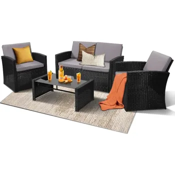 Outside Rattan Sectional Sofa 1