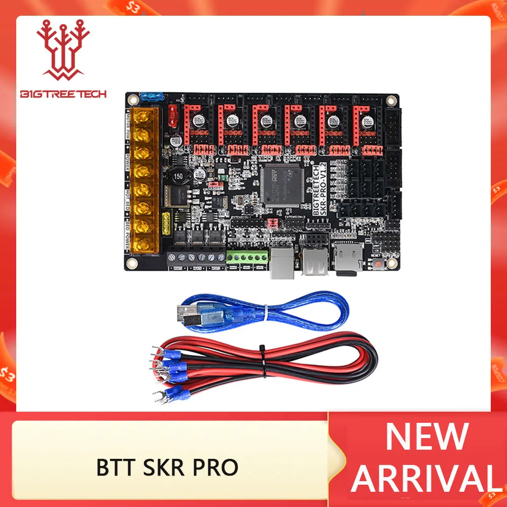 BIGTREETECH SKR PRO V1.2 32Bit Control Board 3D Printer Parts SKR V1.3