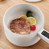 220V Smart Electric Wok Non-stick Frying Pan Noodle Pot 9.5h Reservation Electric Cooking Pot Dormitory Electric Hot Pot 1.6L 1