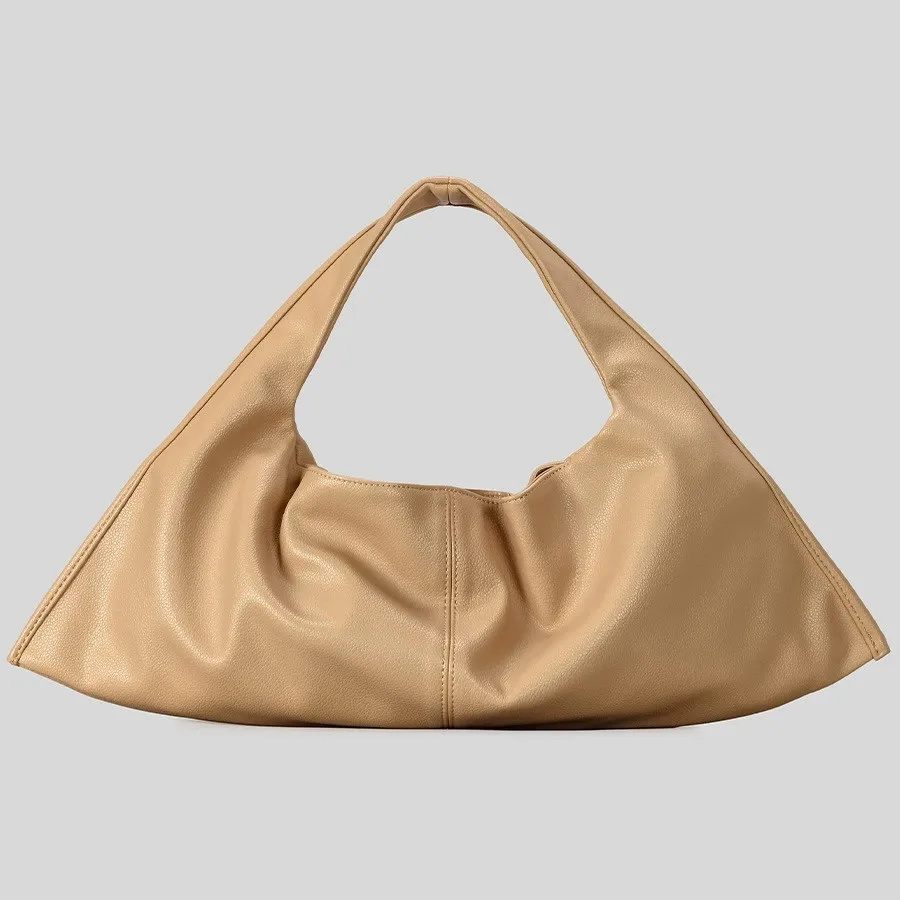 New Vintage Tote Large Capacity Simple Women's Shoulder Hobo Bag For Female Commuting Corssbody Bag