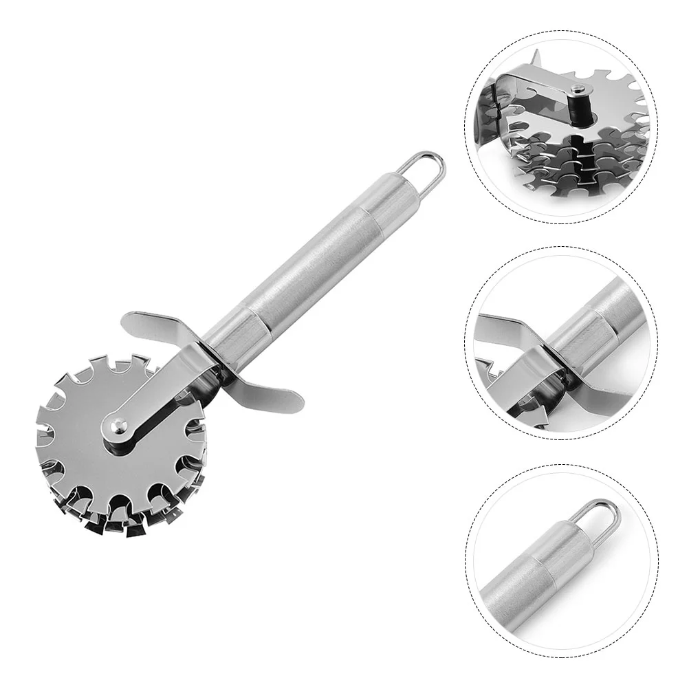 

Stainless Steel Meat Tenderizer Tool Roller Rolling for Steak Chicken Beef Silver