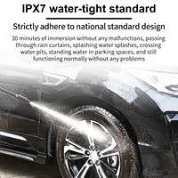 Tire Pressure Monitor with 4 External Sensors LCD Display  Solar and Type-C Charging Temperature for Car SUV Off-Road Vehicle - Image 3