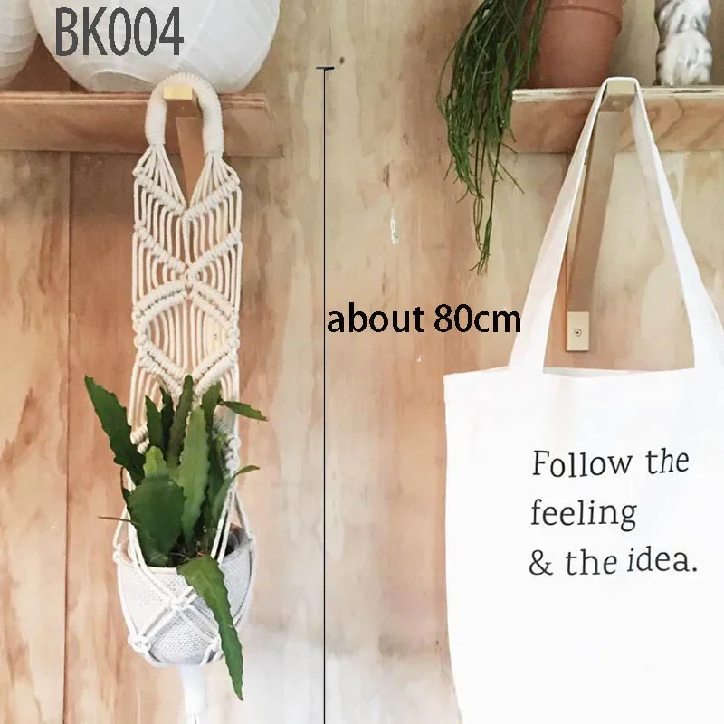 Handmade Boho Style Macrame Plant Hanger Pot Holder Home Decoration plant hanger