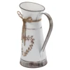 Heart Shaped Metal Flower Vase Large White Line Home Decor for Natural Artificial Flowers Suitable Wedding 2
