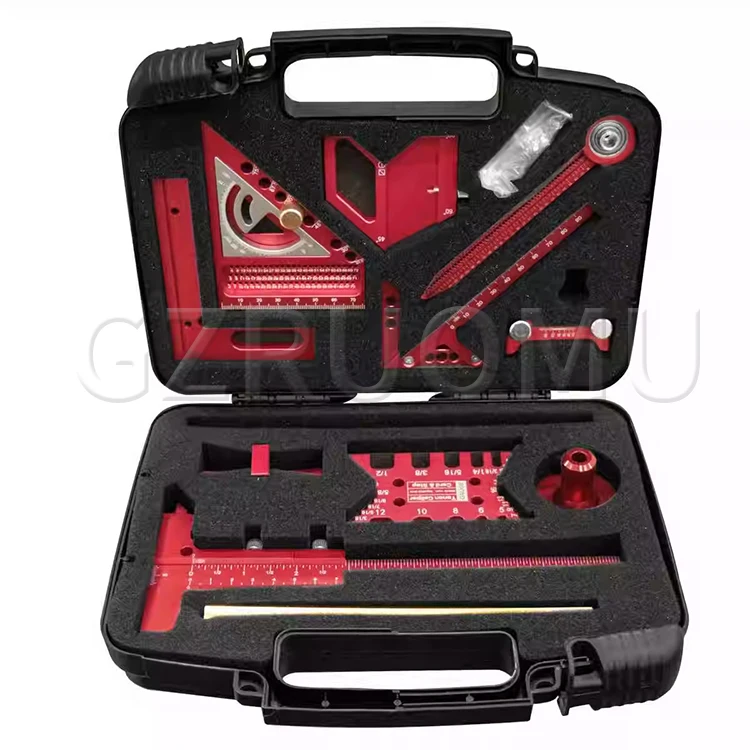 Woodworking Measuring Tool Kit with Storage Box Woodworking Project Planning and