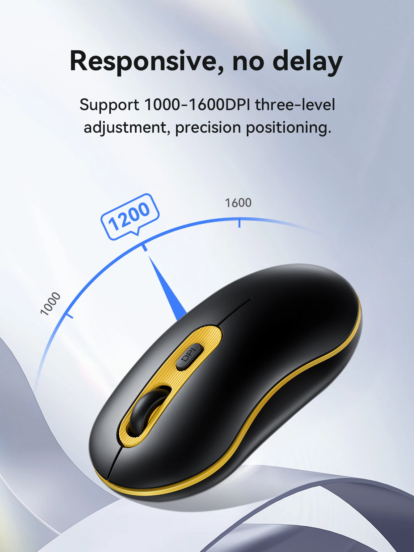 HOCO GM21 2.4G Wireless Mouse 1600 DPI Silent & Ergonomic