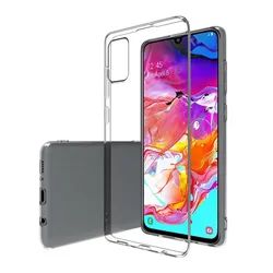 Ultra-Thin Transparent Luxury Silicone Phone Cover Case for Samsung Quantum 2 5G (Clear)