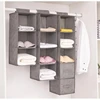 1/3/4/5Layer Storage and hanging bag, multifunctional clothing organizing bag, washable fabric, cotton and linen drawer 6