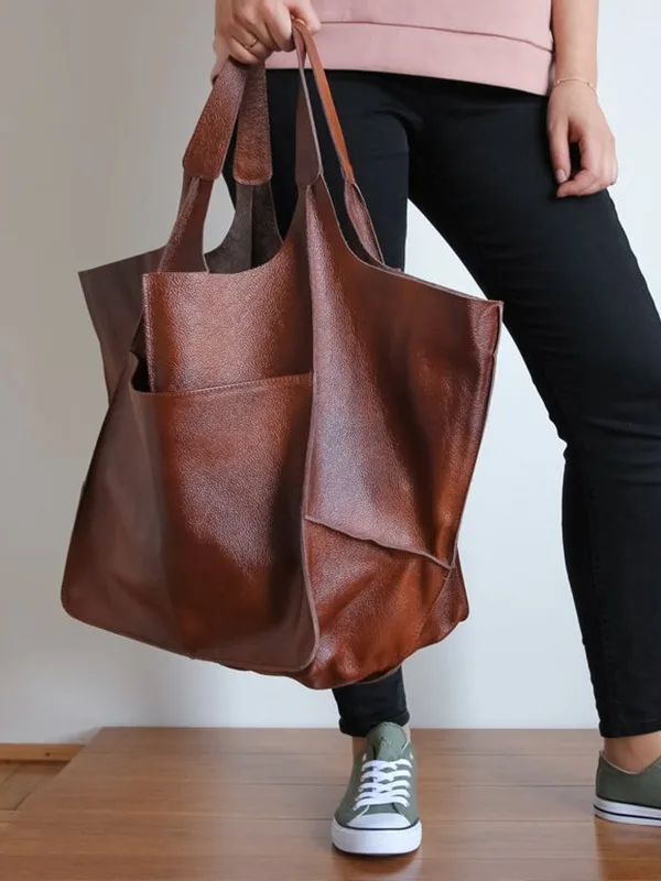 Handbags For Women 2022 Designer Luxury Handbag Large Capacity Soft Leather Woman Bag Oversized Shoulder Bag Lady Shopping Tote