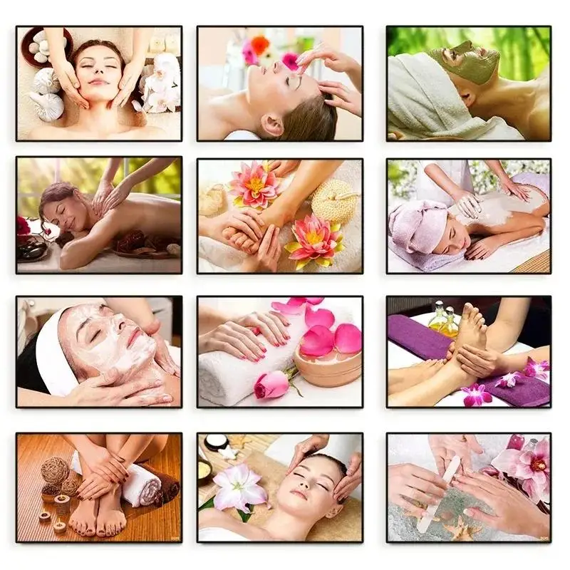 Luxury Thai Spa & Aesthetic Beauty Canvas Wall Art 1