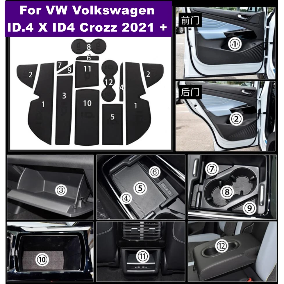 

Аксессуары для VW ID.4 X ID4 Crozz 2021- 2023, Противоскользящий коврик