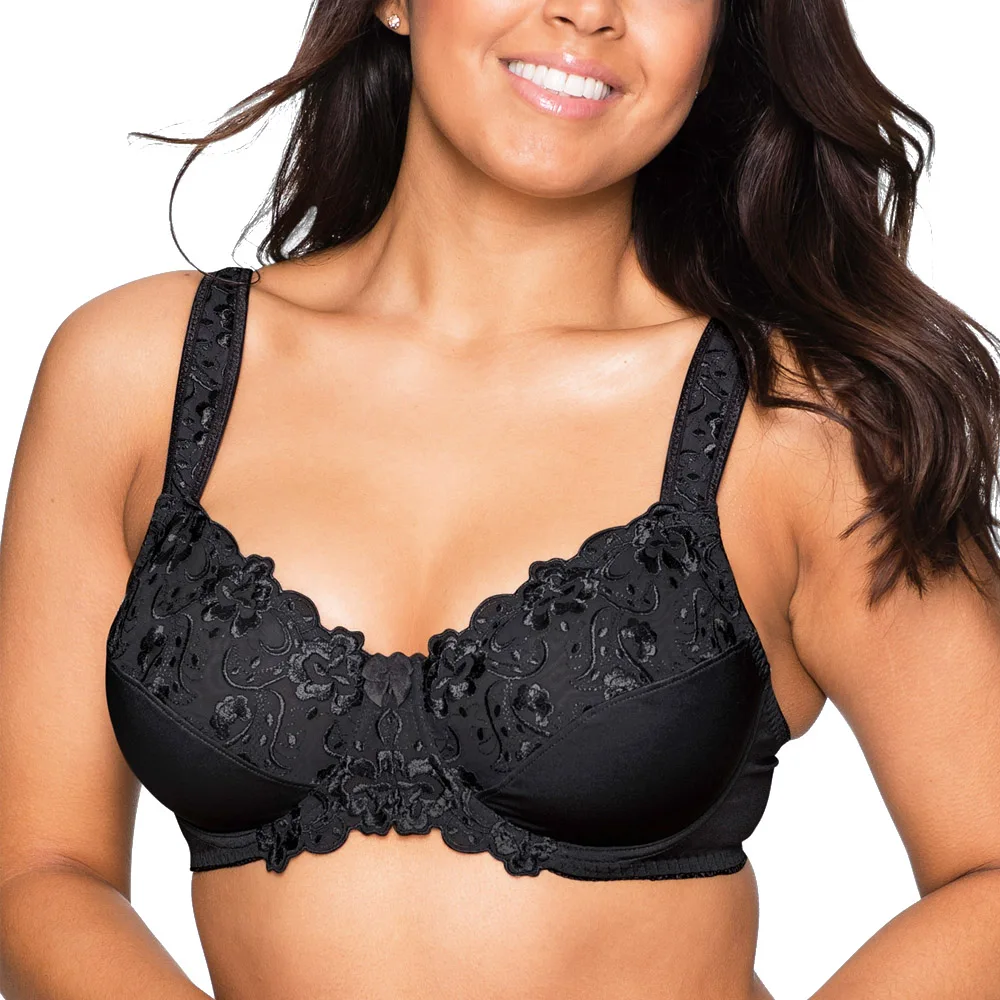 Plus Size Sexy Bras For Women Top Full Coverage Big Cup Minimizer