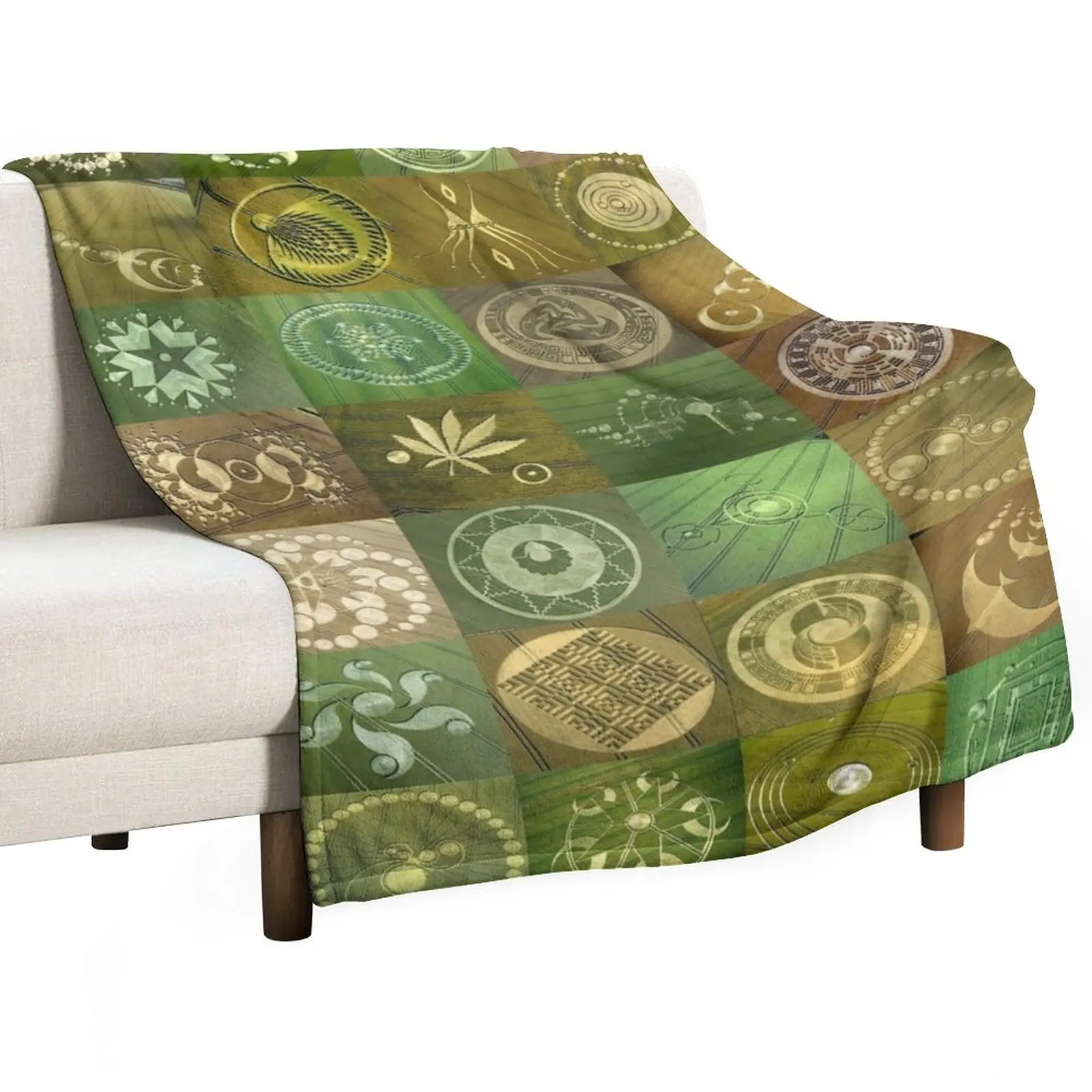 

Crop Circles Throw Blanket Blanket For Baby Picnic Blanket Cute Blanket Plaid
