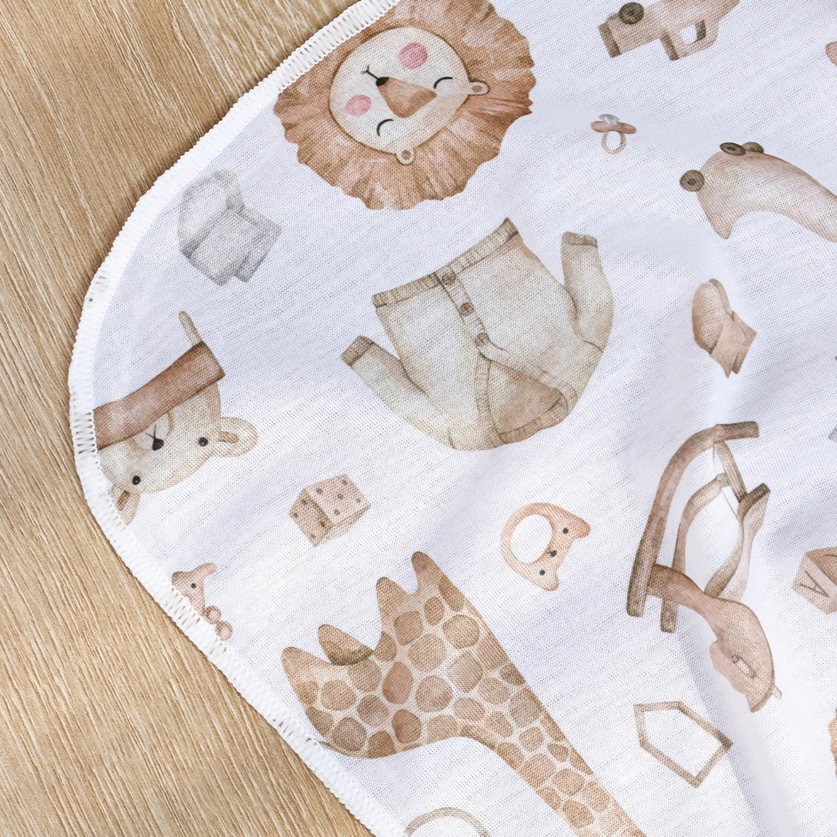 Kangobaby #My Soft Life# New Design 100% Polyester Cotton-like Fibre Baby Swaddle Blanket Newborn Wrap Size 100x100cm 2