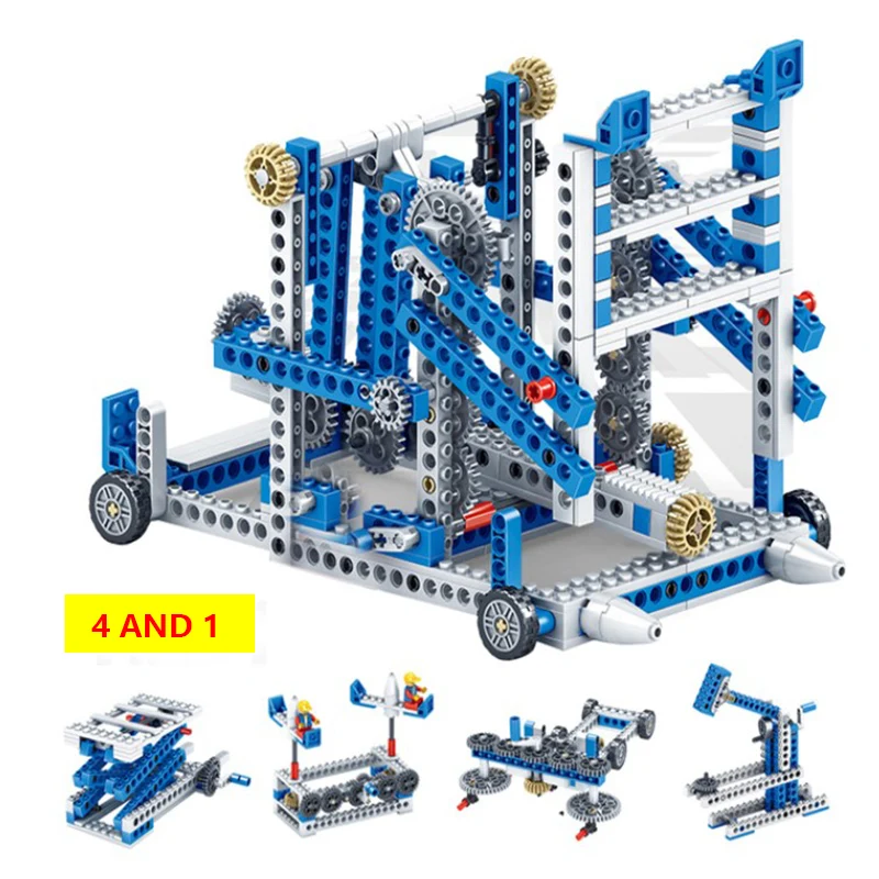 Building Blocks Toys Gears Blocks Mechanical Gears Moc Mechanical