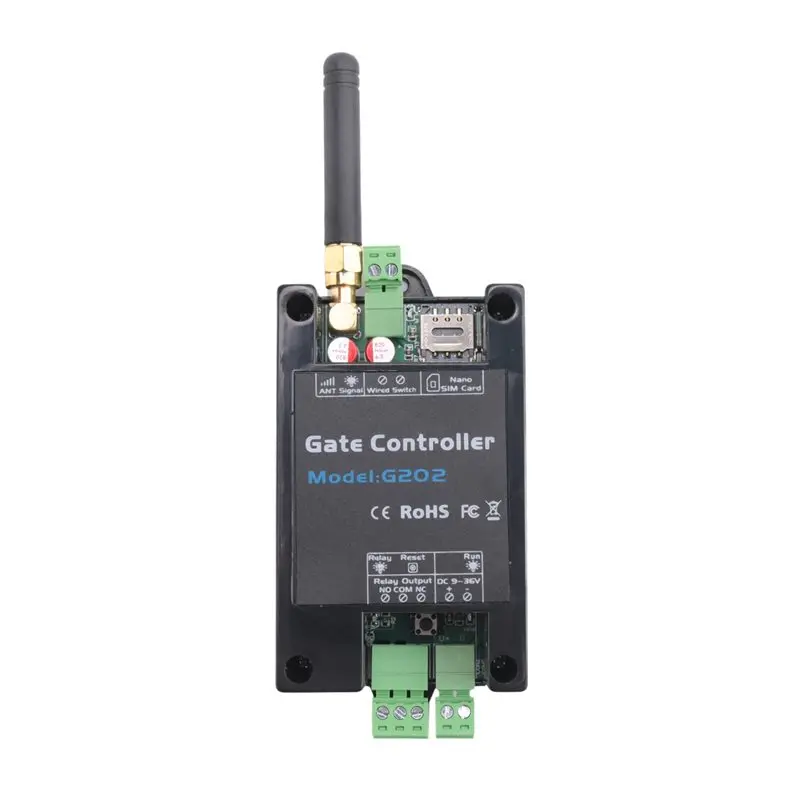 【TODAY-BUY】3X G202 GSM 게이트 도어 오프너 4G 단일 릴레이 스위치 휴대폰 전기 게이트 리모컨 850/900/1800/1900Mhz