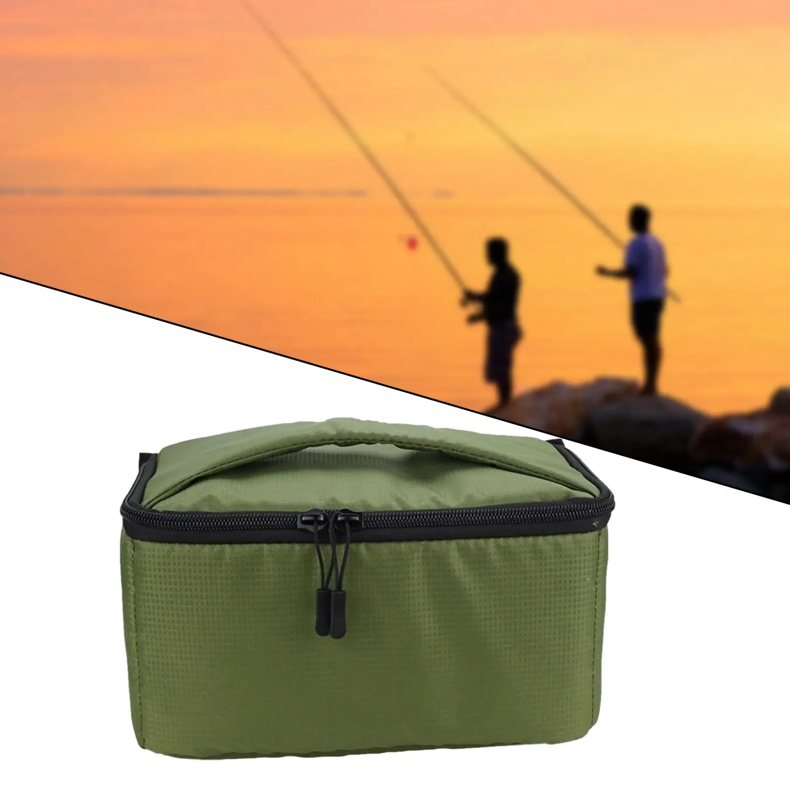 Fishing Reel Gear Bag Protective Case Shockproof Fishing Tackle Bag Fishing Tackle Organizer for Electric Reel Baitcasting Reel