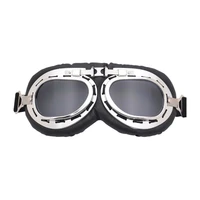 Windproof Retro Motorcycle Goggles Glasses Vintage Moto Classic Goggles for Pilot Style Steampunk ATV Bike Copper Helmet 2