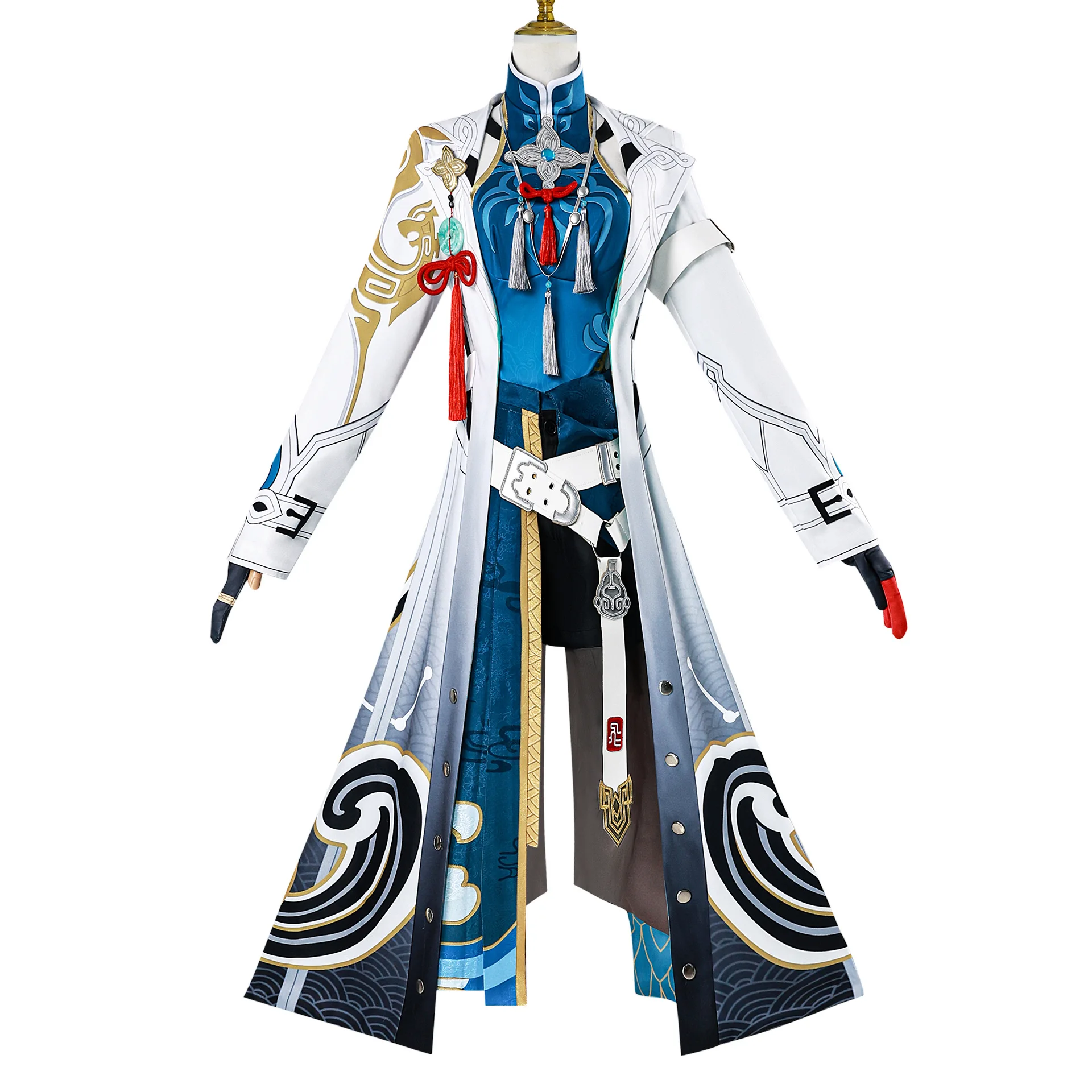 Anime Feixiao Cosplay Kostüm Outfit Honkai Star Rail Fuchs Set Wig Schuhe Requisiten Frauen Männer Halloween Rolle spielen 4