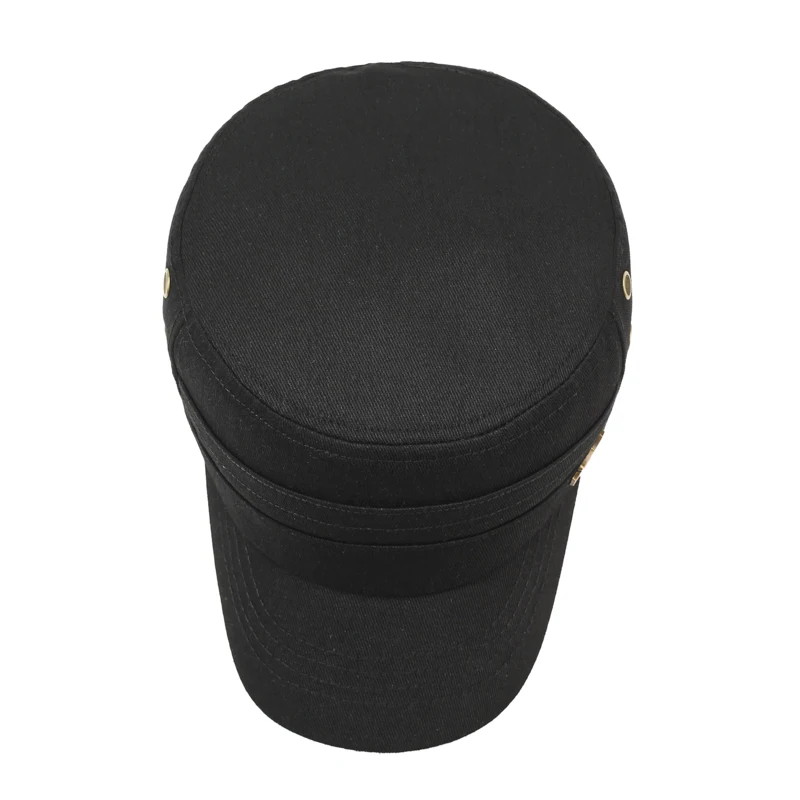 Casual Minimalist Flat Top Sun Hat for Spring & Autumn Outdoor Activities