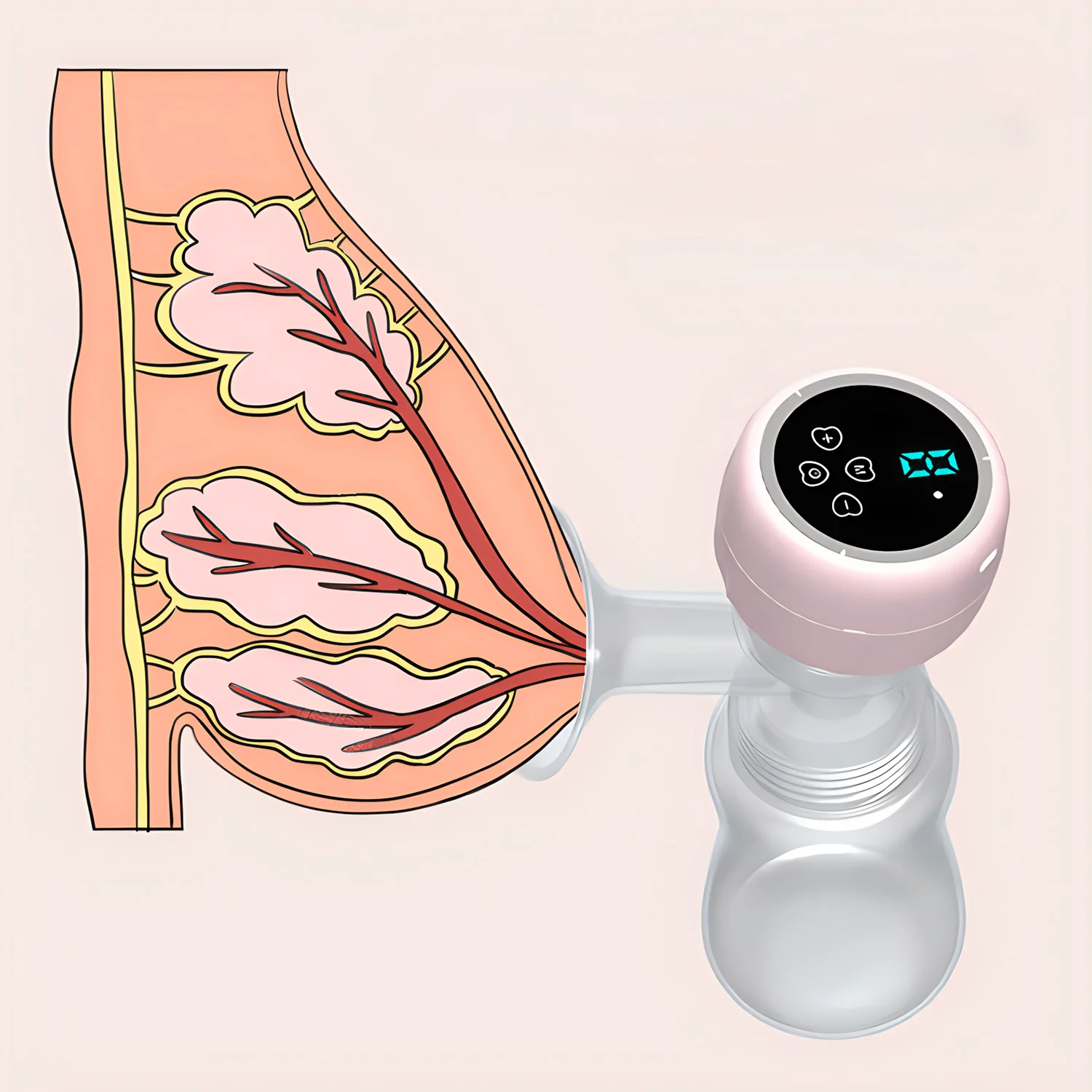 Electric Breast Pump Portable Electric Breast Pump USB Chargable Silent Portable Milk Extractor Automatic Milker Comfort Breastfeeding BPA Free