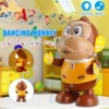 Baby Interactive Dancing Monkey Toy Music Lighted Cartoon Robot for Children Swinging Walking Toys Christmas Gift for Toddlers 1