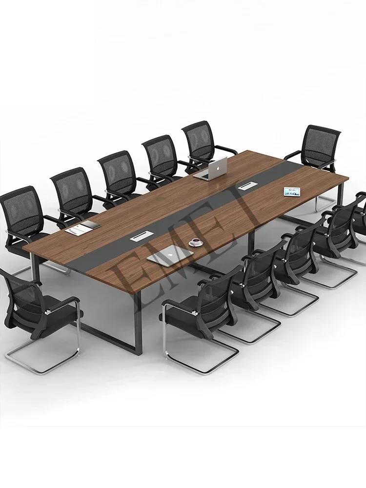 Guangzhou office furniture conference table long table simple modern rectangular staff training negotiation