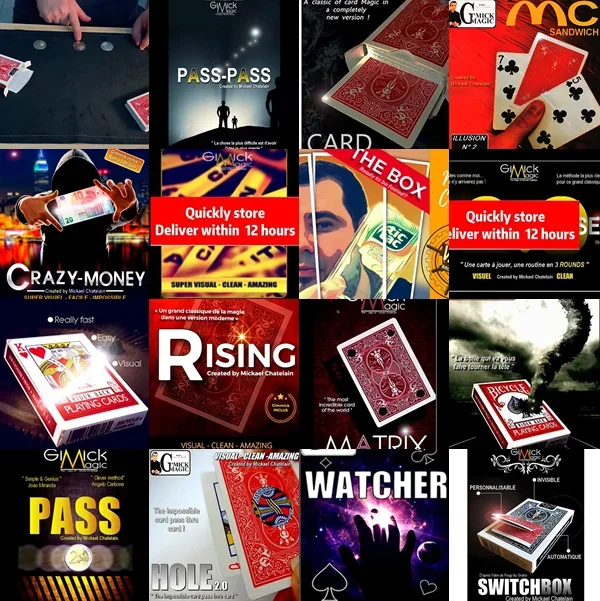 

Magic by Mickael Chatelain（60 set) -Magic tricks