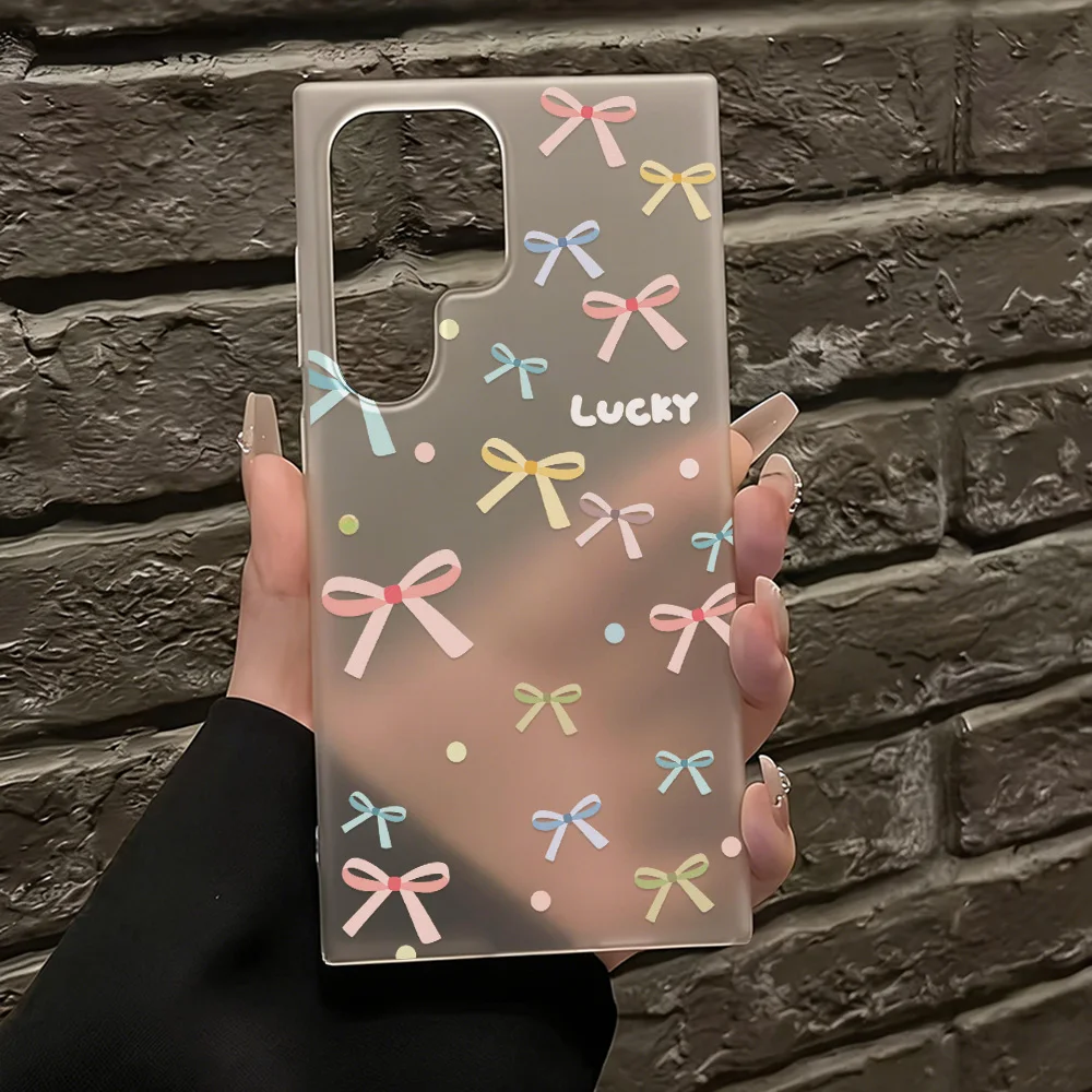 Vibrant Bowknot Soft Matte Phone Case
