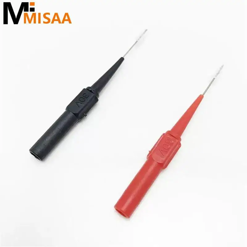 Test Probes 1-0.7mm 1.0mm Test Probe Measuring Device Fixture Copper Test Probe Plug Flexible Stainless Steel Multimeter Pen