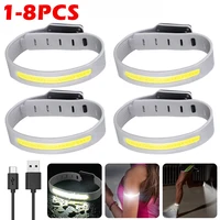 Night Running Armband LED Light Outdoor Sport USB Rechargeable Flashing Light Safe Belt Arm Leg Warning Wristband Cycling Light 1