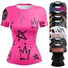 T-shirt de compression Rashguard pour femme, film d'anime, gym, musculation, yoga, slim, serré, Y-dehors, boxe, MMA 1