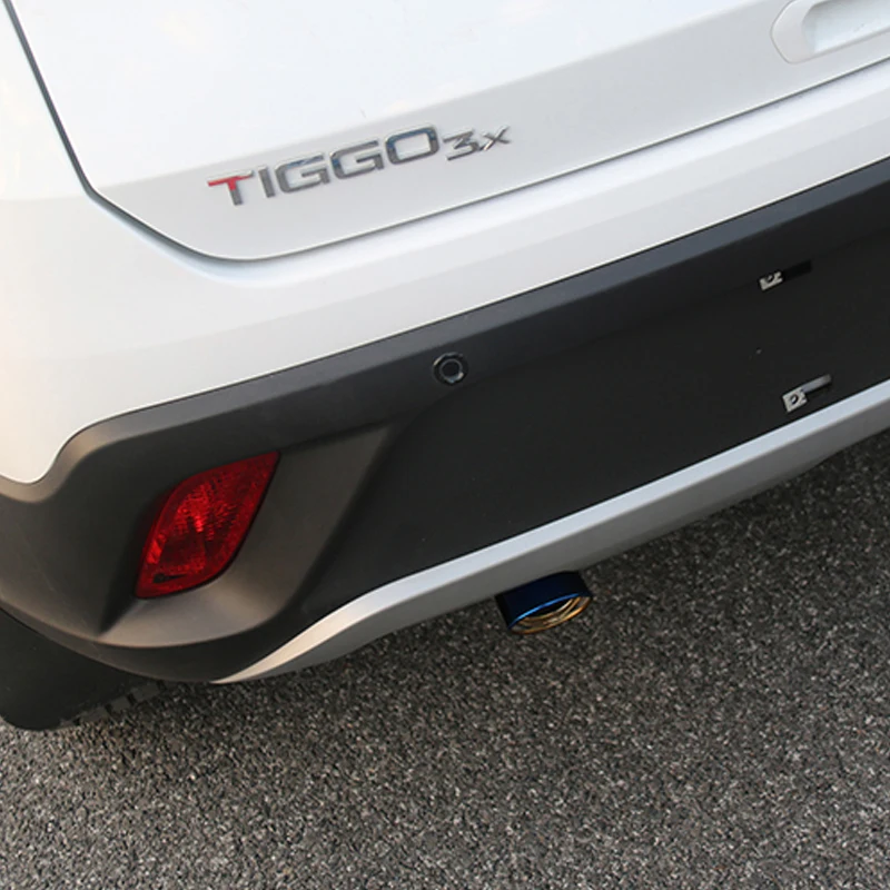1Pcs η ƿ   ÷   ÷  Chery Tiggo 2 3X Plus 2016-2023 Rear Tail Throat Accessories