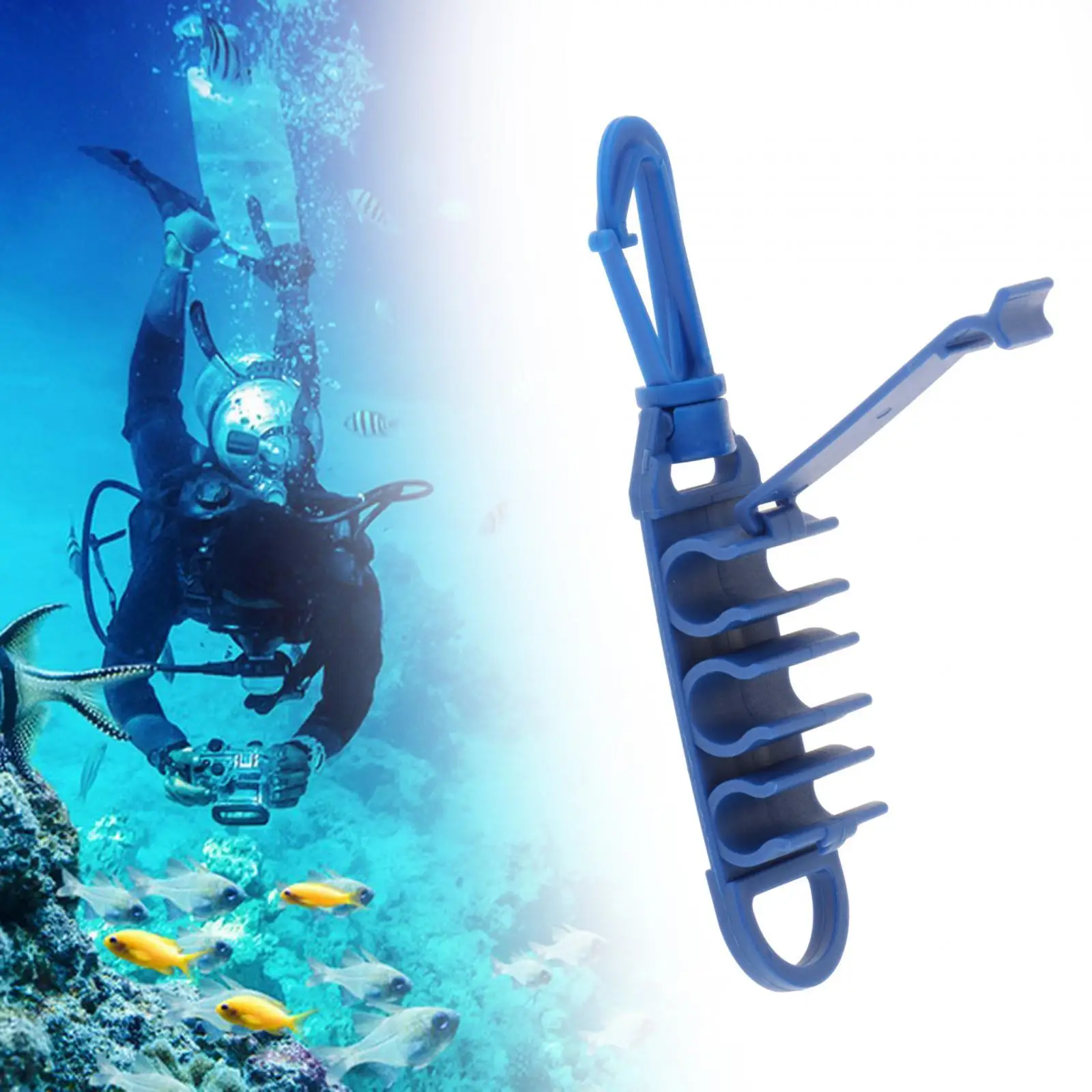 Scuba Diving Hose Clip Scuba Hose Clip for Underwater Snorkeling Accessories