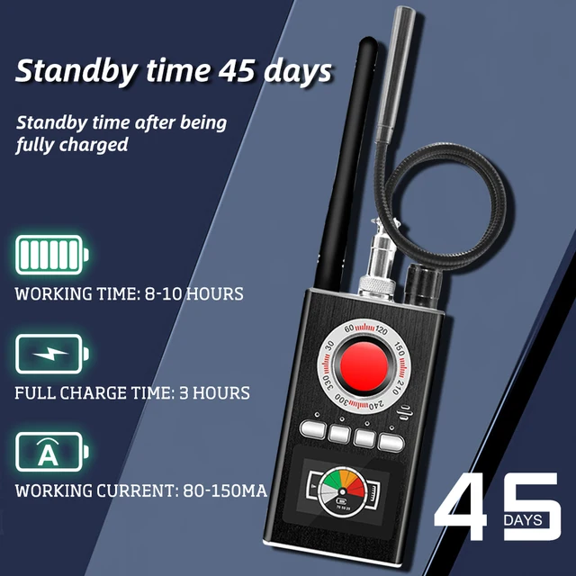 Multi-function K18 K88 Anti Theft Detector GPS Scanning Detection Instrument RF Tracker Wireless Camera Lens Device Finder 4