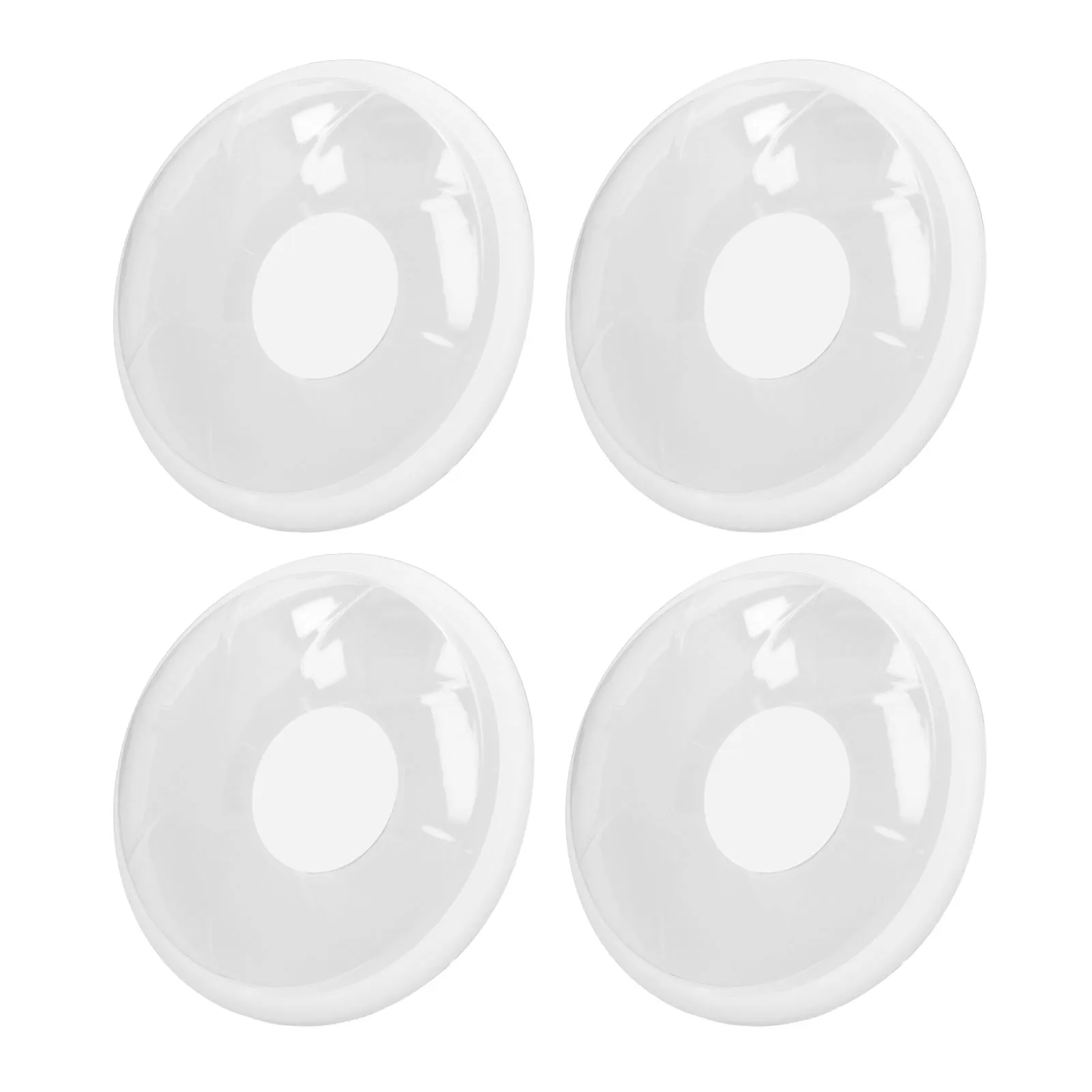 ZK40 4pcs Milk Collector Catcher Leak Proof Reusable Anti Overflow Milk Hands Free Silicone Wearable Nursing Cup