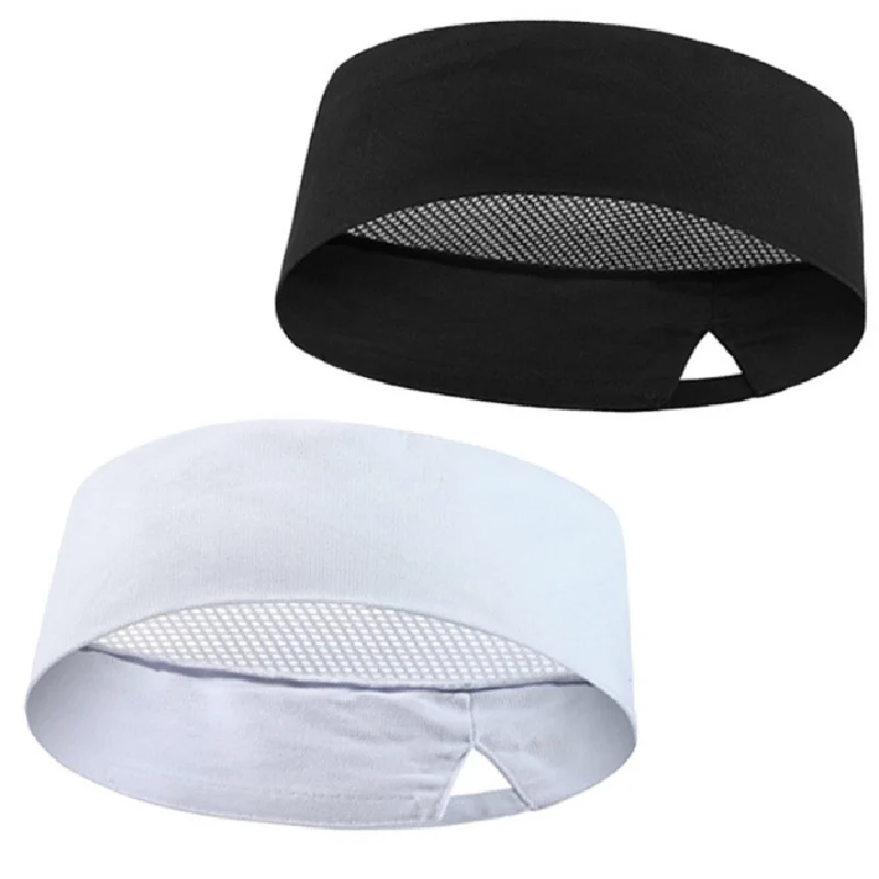 Mesh Top Thick Net Sushi Chef Cap Japanese Korean Style Cuisine Hats ...