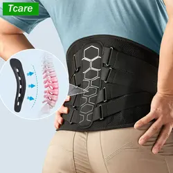 Enhanced Lumbar Support Belt with Soft Pad - Relieve Lower Back Pain, Sciatica, Herniated Disc & Scoliosis - 2XL