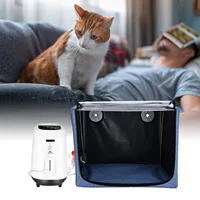 100L Veterinary Pet Atomization Nest, Oxygen Cage Atomization Box, Cats And Dogs, ICU Cage, Folding Tent, Breathing Medical 2