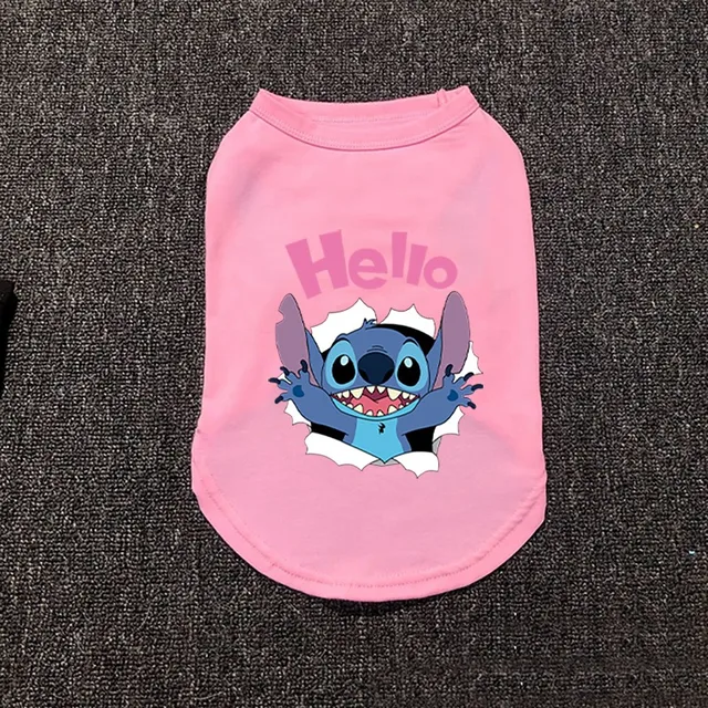 Disney Stitch Pet Dogs Vest Summer Cotton Dogs Clothes Thin French Bulldog Puppy For Small Medium Dog Clothing Chihuahua Costume 4 Disney Stitch Pet Dogs Vest Summer Cotton Dogs Clothes Thin French Bulldog Puppy For Small Medium Dog Clothing Chihuahua Costume 4